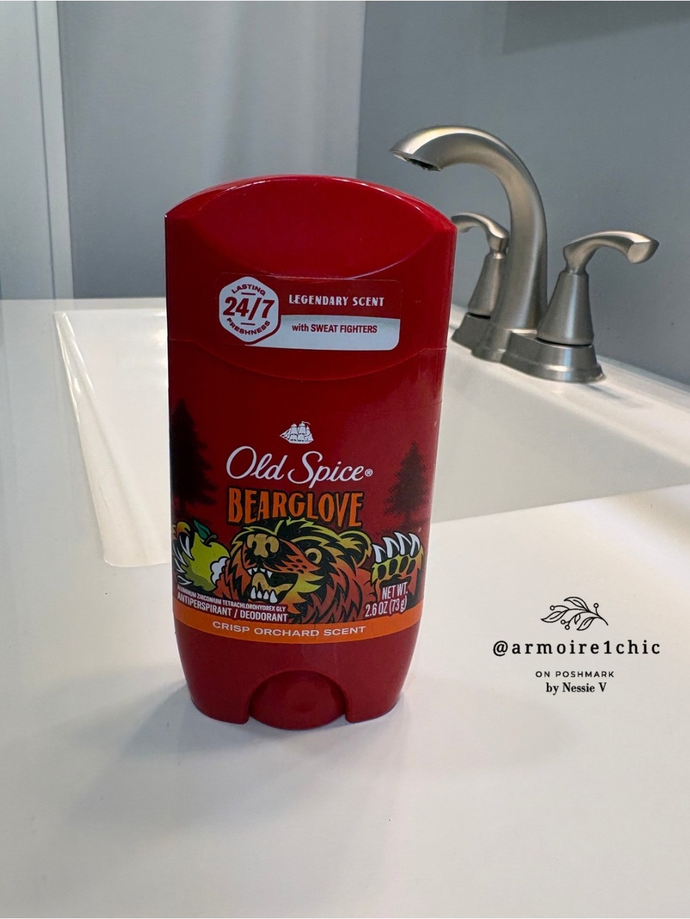 OLD SPICE | Bearglove 2.6oz | 24 Hour Scented Men’s Solid Stick Deodorant